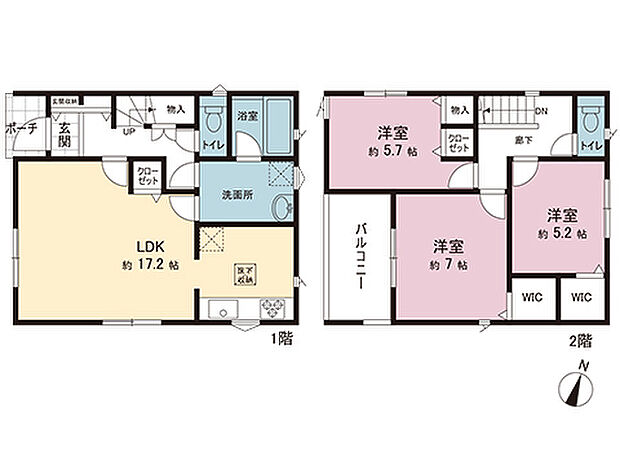 間取図です。図面と異なる場合は現況を優先させていただきます。