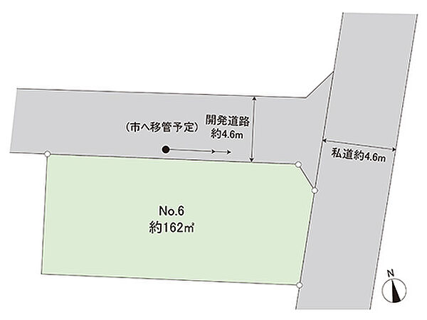 区画図です。図面と異なる場合は現況を優先させていただきます。