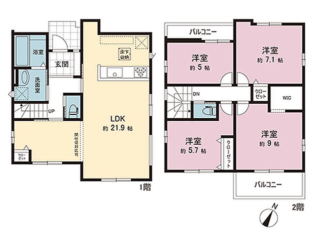 間取図です。図面と異なる場合は現況を優先させていただきます。