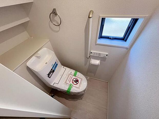 ほっと安らげるトイレ空間です。