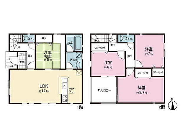 間取り図です。