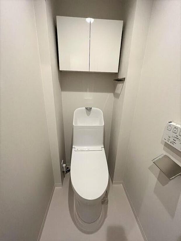 快適にお使いいただける温水洗浄便座付トイレです。