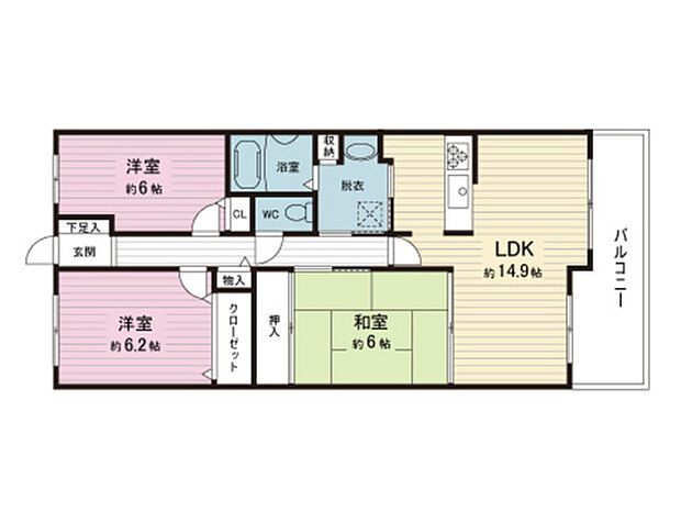 間取り図です。