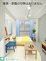 都営大江戸線 西新宿五丁目駅 徒歩10分の賃貸マンション 2階ワンルームのリビング/ダイニング