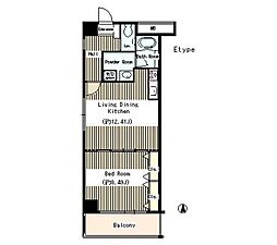 ＲＥＳＩＤＥＮＣＥ　ＳＡＴＳＵＭＡ 5階1LDKの間取り