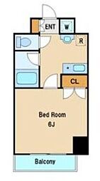 ベルステージ南阿佐ケ谷 1Kの間取図画像