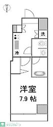 ジェノヴィア新宿御苑グリーンヴェール 1Kの間取図画像