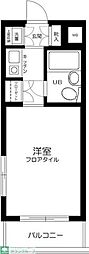 ルーブル新宿西落合 ワンルームの間取図画像