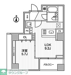 Lighthouse西新宿 1LDKの間取図画像