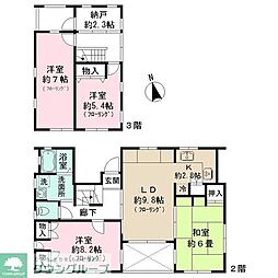 K・Mガルテン 4SLDKの間取図画像