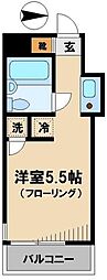 グランバリュー中野坂上 ワンルームの間取図画像