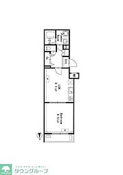 GRANPASEO文京小日向 1LDKの間取図画像