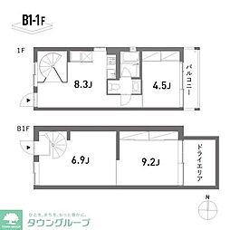 デュオ 3DKの間取図画像