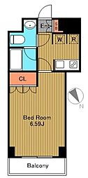 エスティメゾン新中野 1Kの間取図画像