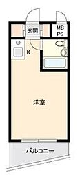 ONEROOFFLAT西早稲田 ワンルームの間取図画像