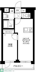デュオ・スカーラ新大久保 1LDKの間取図画像