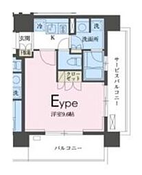 ガレリア東新宿 1Kの間取図画像