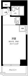 陽輪台西新宿 ワンルームの間取図画像