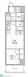 CAVANA+YOTSUYA 1DKの間取図画像
