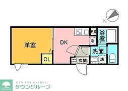 IMA HIGASHI-NAKANO 1DKの間取図画像