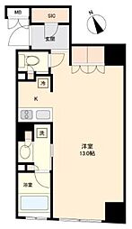 プライマル杉並方南町 1階ワンルームの間取り