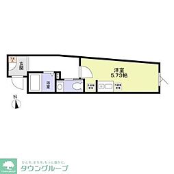 Ｍｏｎｏｌｏｇｕｅ 3階ワンルームの間取り