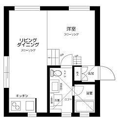 ＶＩＬＬＥＴＴＡ　ＫＯＭＡＧＯＭＥ 3階1LDKの間取り