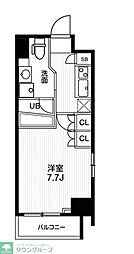 Ｎステージ板橋本町アジールコート 5階1Kの間取り