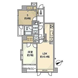 都営大江戸線 本郷三丁目駅 徒歩2分の賃貸マンション 9階1SLDKの間取り