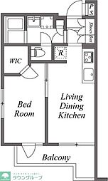 ユーレジデンス西台 1階1LDKの間取り