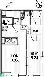 ラヴィエール滝野川 1階1LDKの間取り