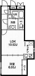 ＰＡＳＥＯ文京茗荷谷 4階1LDKの間取り