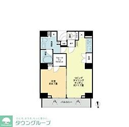 VIOR文京関口 1LDKの間取図画像