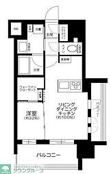 デュオヴェール赤羽ForestCourt 1LDKの間取図画像