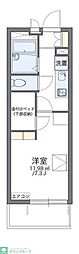 エトワールピア 1Kの間取図画像