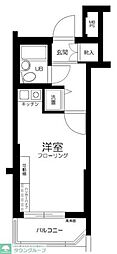 ライオンズマンション駒込第7 ワンルームの間取図画像
