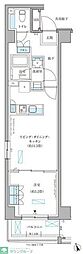 パークアクシス文京本郷 1LDKの間取図画像
