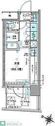 コムレジ赤羽 ワンルームの間取図画像