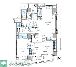 パークアクシス滝野川ラブリーズ 3LDKの間取図画像