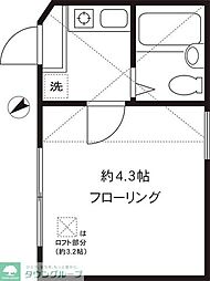 DRホームズ南千住 1Kの間取図画像