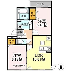 物件の間取り