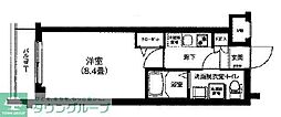 アイルプレミアム向島 1Kの間取図画像