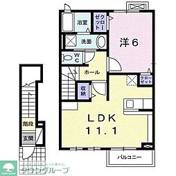 ファインアベニュー2 1LDKの間取図画像