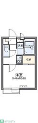 クレスト千寿二号舘 1Kの間取図画像