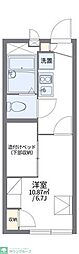 レオパレスイーストピア 1Kの間取図画像