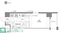 AELL亀有 5階1Kの間取り