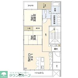 Ka　Pilina 2階2LDKの間取り