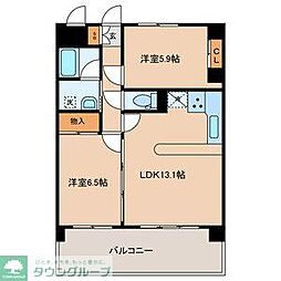 KS・WinHills 2階2LDKの間取り