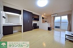 東武伊勢崎線 竹ノ塚駅 徒歩9分の賃貸マンション 1階ワンルームのリビング/ダイニング