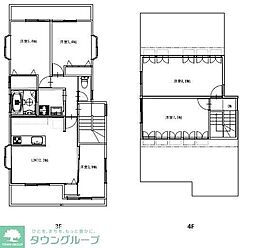 東京メトロ千代田線 綾瀬駅 徒歩10分の賃貸マンション 3階5LDKの間取り